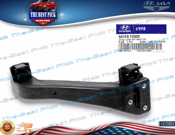 Pair Of Left & Right Headlight Support Brackets For 2017-2020 Hyundai Elantra Sedan-918003