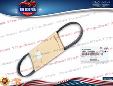 Load image into Gallery viewer, GENUINE Drive Belt for Santa Cruz Santa Fe Sonata Tucson Sorento 2.5 252122S050