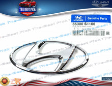 Load image into Gallery viewer, ⭐GENUINE⭐ FRONT Grille Emblem Front "H" Logo 86300S1100 Hyundai Santa Fe 18-2019
