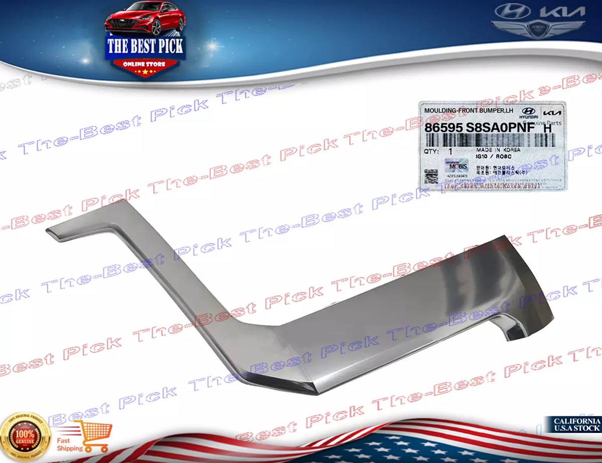 ⭐GENUINE⭐FRONT Bumper Grille Molding LH 23-24 Palisade