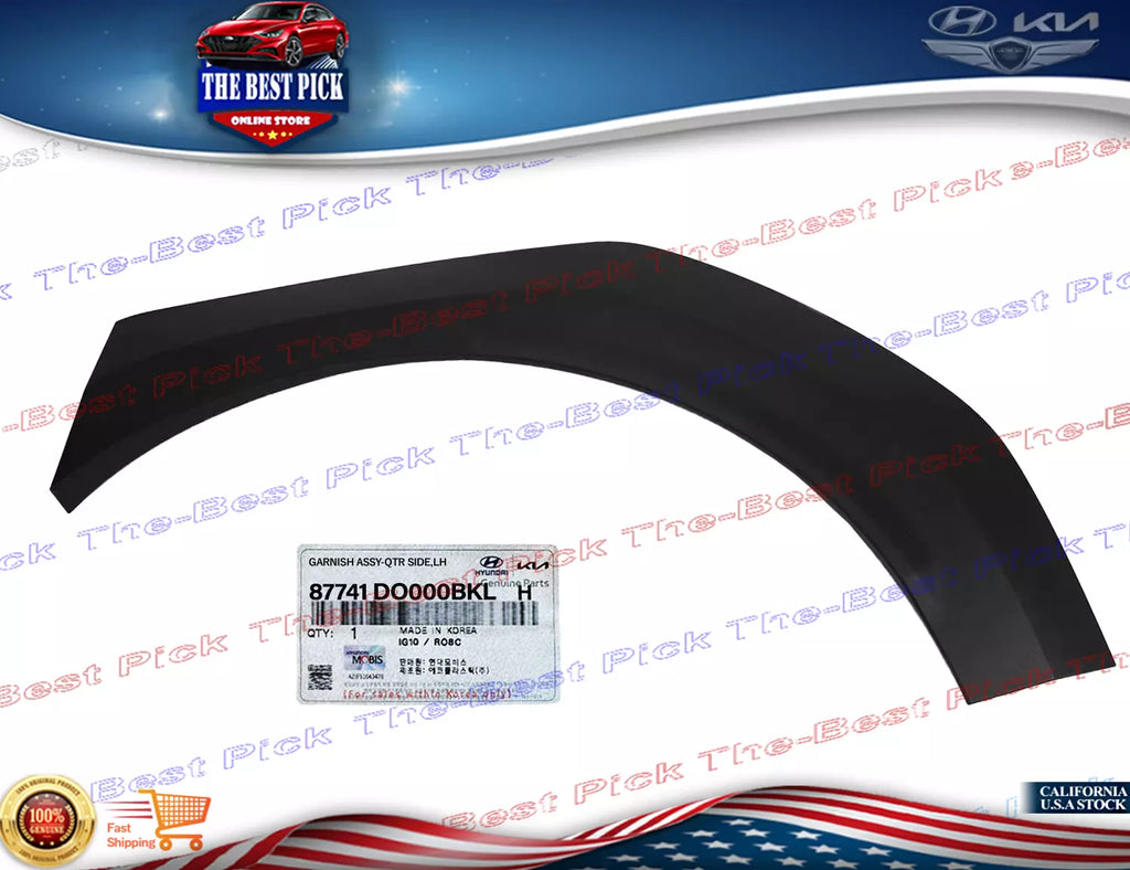 ⭐GENUINE⭐ REAR QUARTER Molding Garnish LEFT For 2024-2025 Kia EV9 87741DO000BKL