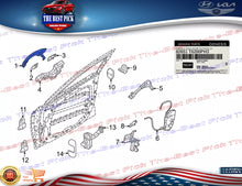 Load image into Gallery viewer, GENUINE⭐ Door Handle W/ Digital Key Front LEFT 21-25 G80 GV80 GV70 82651T6200PH3