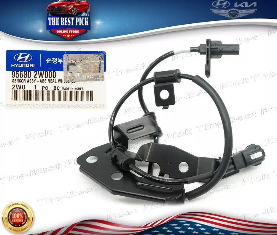 Genuine⭐ ABS Wheel Speed Sensor Rear LEFT Side Sorento Santa Fe 13-18 956802W000