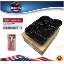 Load image into Gallery viewer, GENUINE Engine Oil Pan +Silicone for 2005-2014 Hyundai Kia 2.0L 2.4L 215102G500