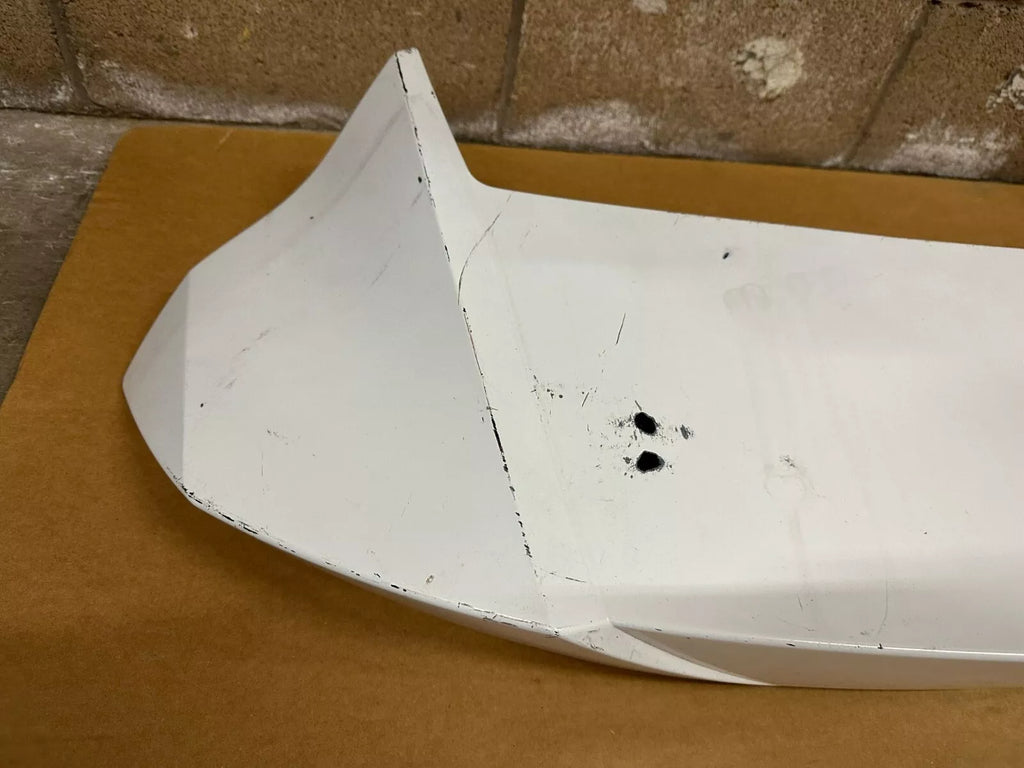 2021 2023 HYUNDAI ELANTRA REAR TRUNK SPOILER WITH CAMERA HOLE WHITE