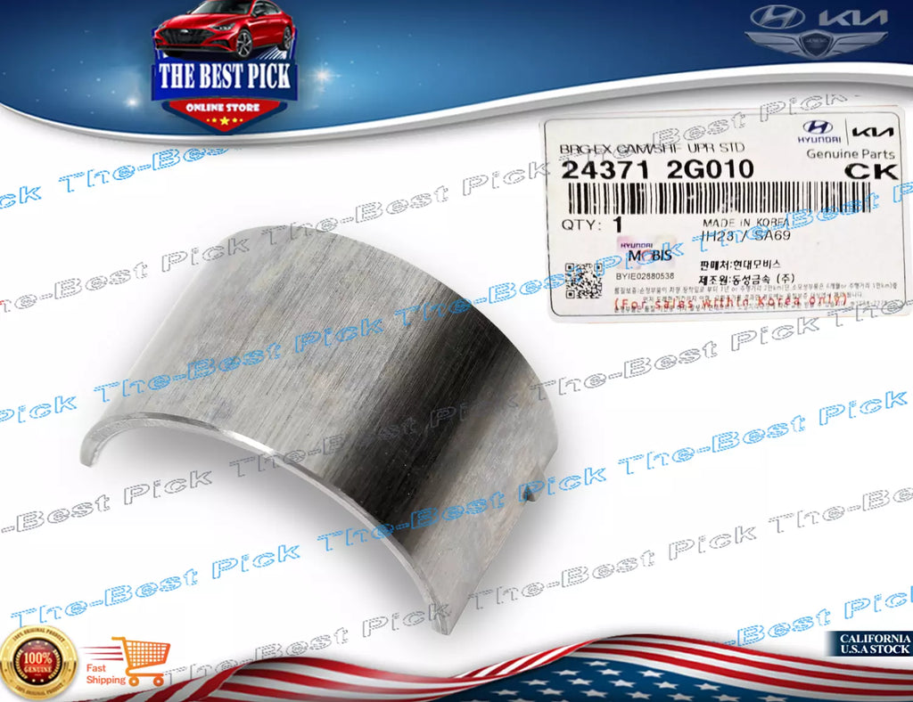 GENUINE Exhaust Camshaft Bearing Upper For 08-23 Hyundai Kia 2.0 2.4L 243712G010