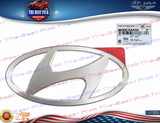 ⭐GENUINE⭐ FRONT Bumper Emblem *H* Mark Silver 2024-25 Hyundai Elantra 86300AAAA0