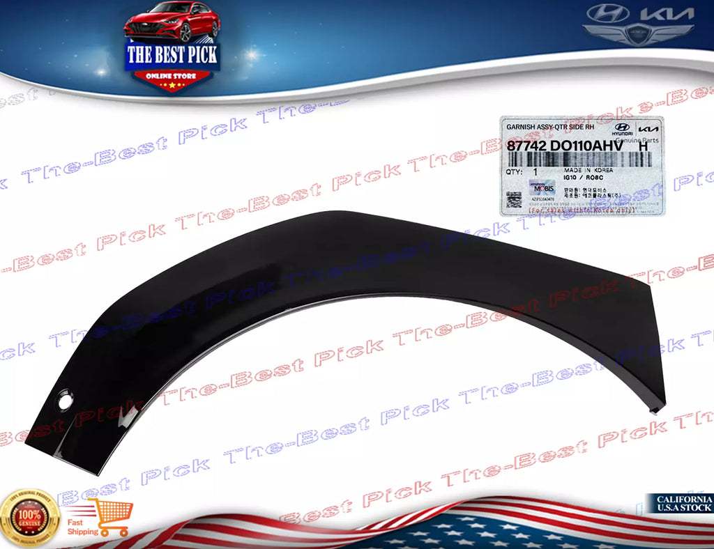 ⭐GENUINE⭐ REAR QUARTER Molding Garnish RIGHT 2024-2025 Kia EV9 GT 87742DO110AHV