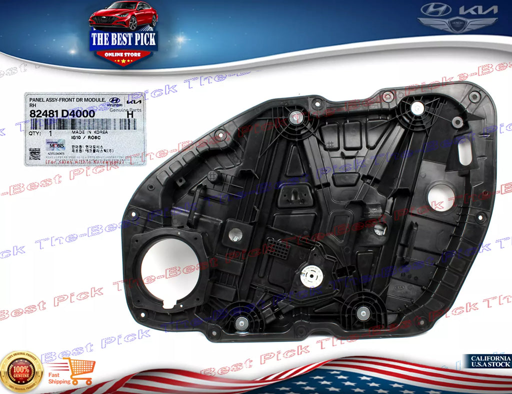 ⭐GENUINE⭐ Power Window Regulator FRONT RIGHT For 2016-2020 Kia Optima 82481D4000