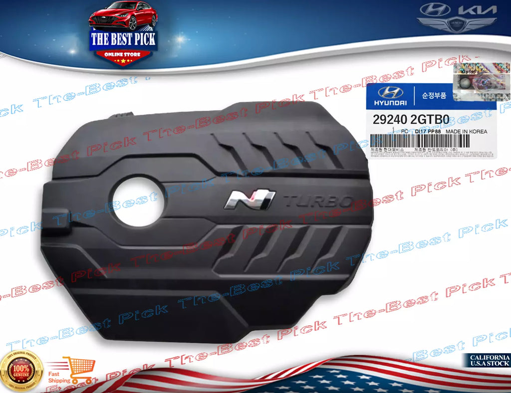 GENUINE⭐2.0L Turbo Engine Appearance Cover Elantra Veloster N 2019-22 292402GTB0