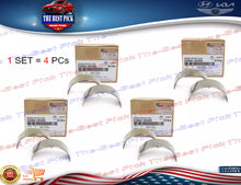 Load image into Gallery viewer, ⭐GENUINE⭐ Connecting Rod Bearing 8 pcs set STD-A HYUNDAI KIA *See compatibility