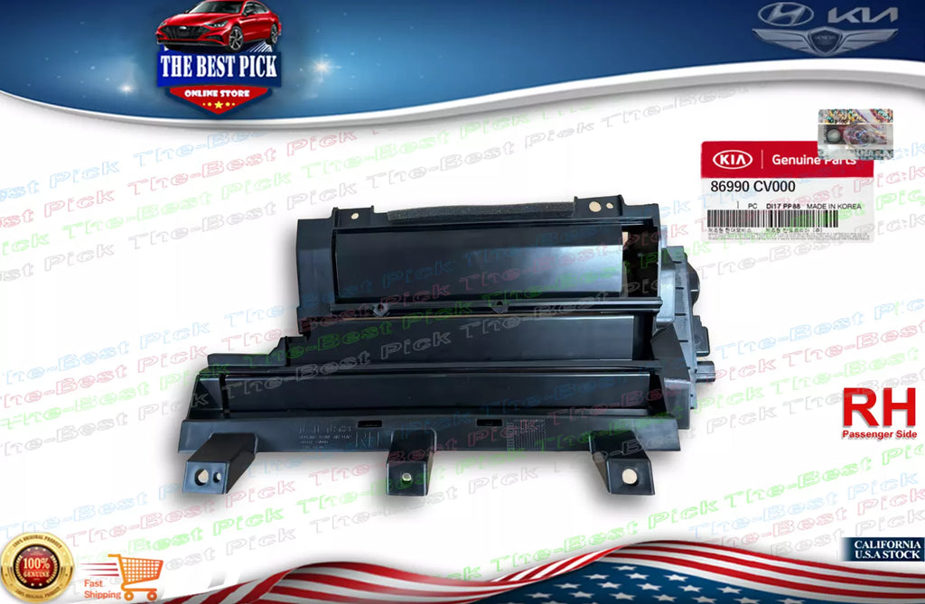 ⭐GENUINE⭐ Kia EV6 2022-2024Active Grille Shutter Flap Right PASSENGR 86990CV000