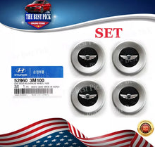 Load image into Gallery viewer, ⭐GENUINE⭐ WHEEL CENTER HUB CAP 18" 4PCS For 09-14 Hyundai Genesis 529603M100