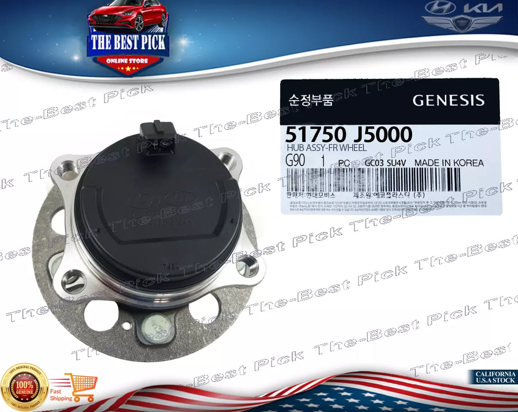 ⭐GENUINE⭐ FRONT Wheel Hub & Bearing RWD Genesis G70 Stinger 2018-2022 51750J5000