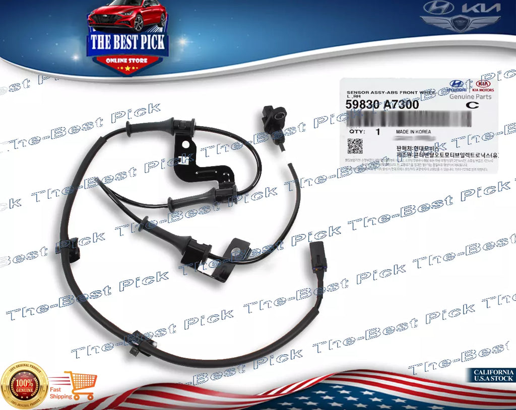 ⭐GENUINE⭐ ABS Wheel Speed Sensor FRONT RIGHT for 2014-2018 Kia Forte 59830A7300