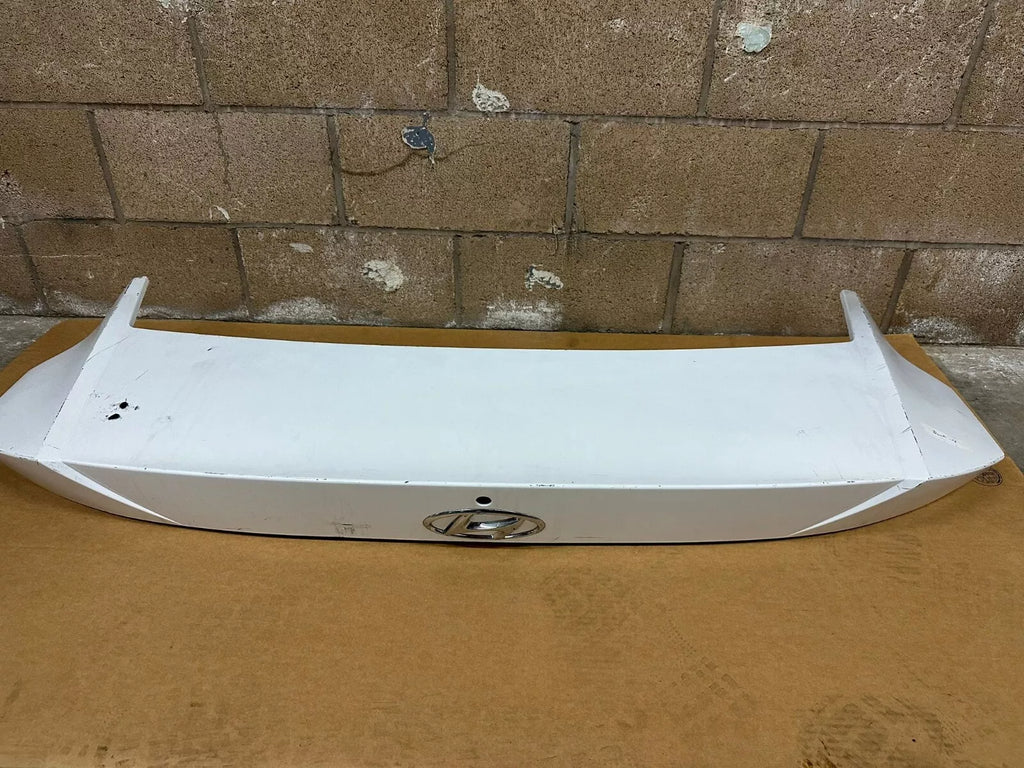 2021 2023 HYUNDAI ELANTRA REAR TRUNK SPOILER WITH CAMERA HOLE WHITE