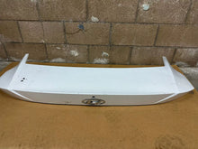 Load image into Gallery viewer, 2021 2023 HYUNDAI ELANTRA REAR TRUNK SPOILER WITH CAMERA HOLE WHITE
