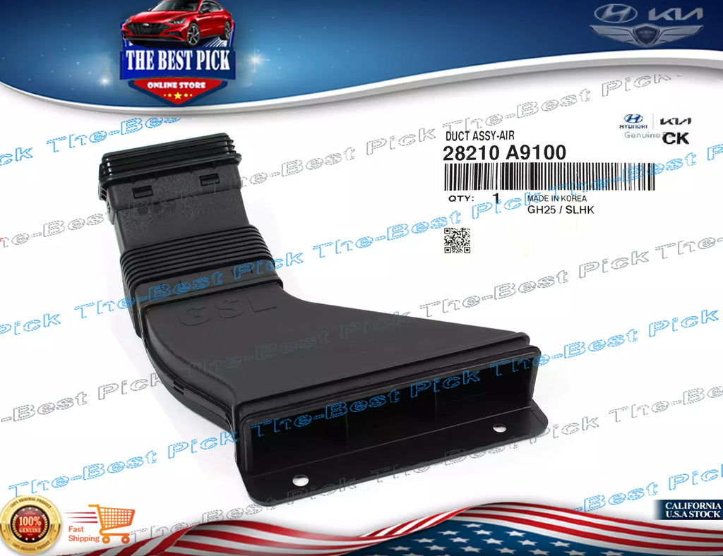 ⭐GENUINE⭐ Air Cleaner Intake Duct For 2015-2021 Kia Sedona ⭐OEM⭐ 28210A9100