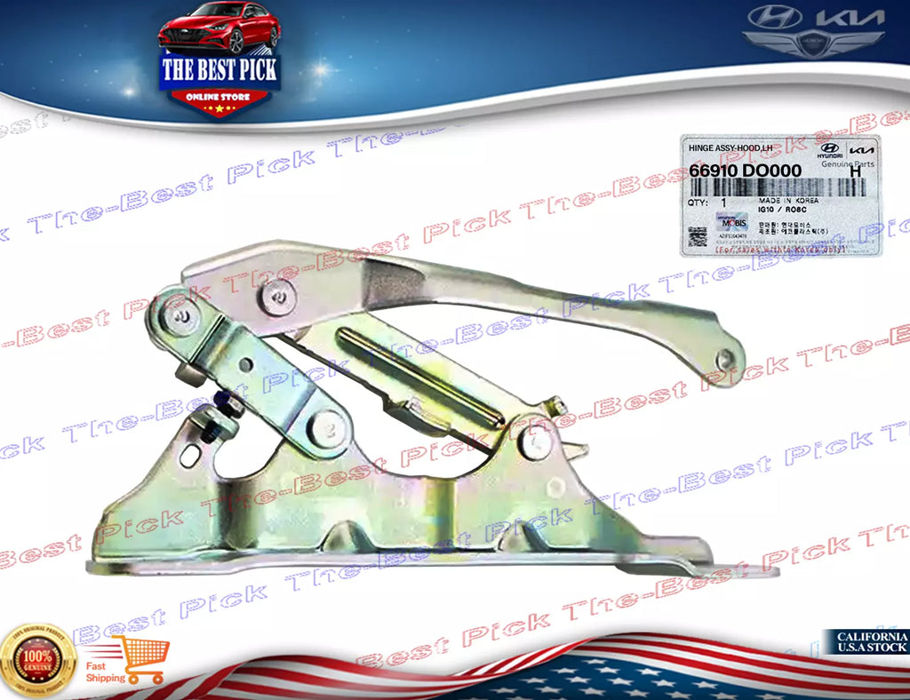 ⭐GENUINE⭐ FRONT Hood Hinge LEFT For 2024-2025 Kia EV9 66910DO000
