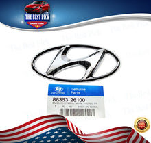 Load image into Gallery viewer, GENUINE Emblem Grille for 01-10 Hyundai Santa Fe & Sonata & Tucson 8635326100