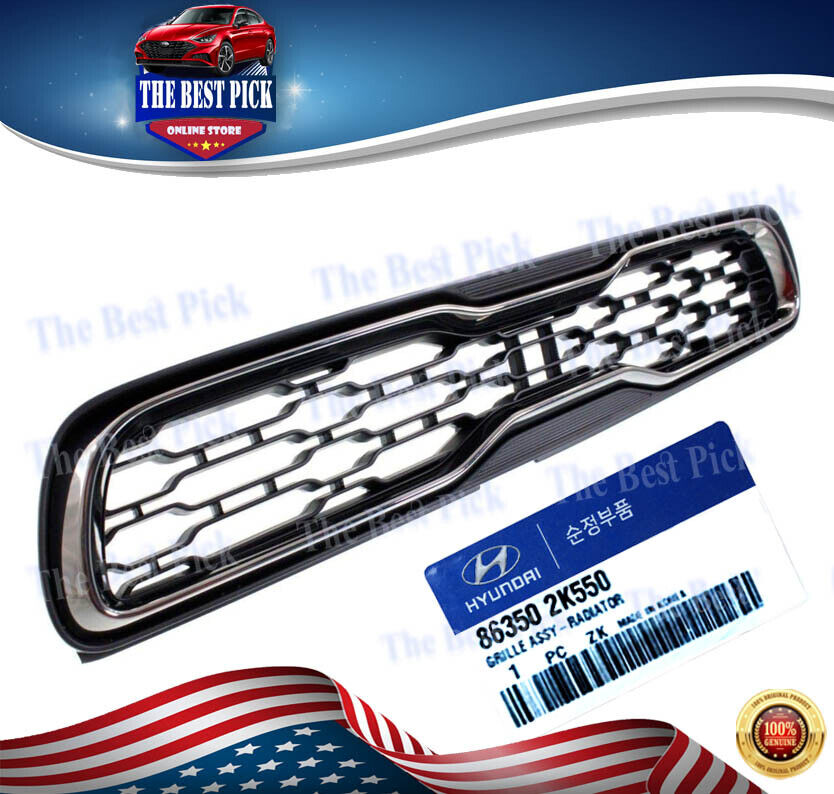 ⭐GENUINE⭐ Front Radiator Grille Assembly Kia 2012-2013 Soul 863502K550