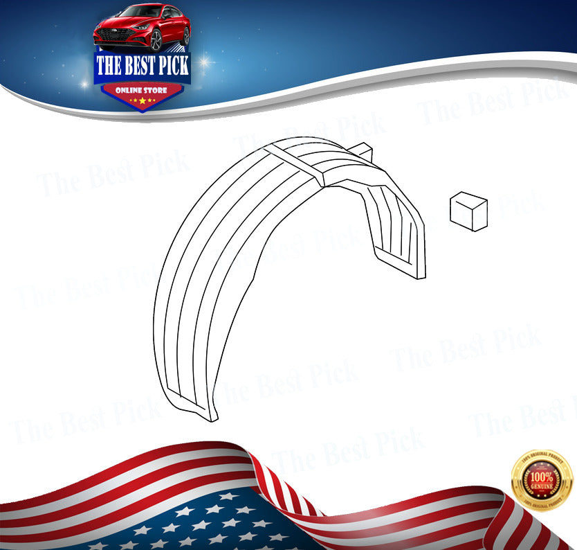⭐GENUINE⭐ Quarter Panel-Wheelhouse Liner LH For Hyundai Veloster 2014 868212V510
