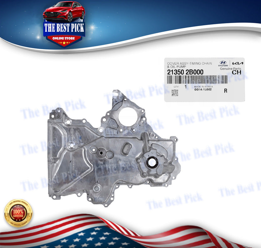⭐GENUINE⭐COVER ASSY-TIMING CHAIN OIL PUMP SOUL FORTE
