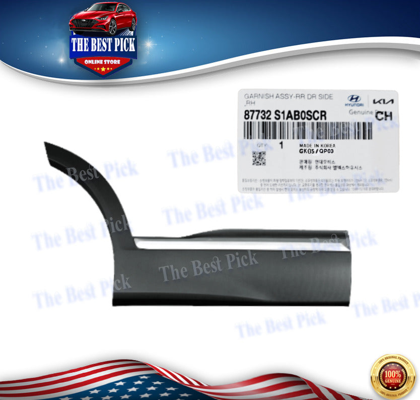 GENUINE Front Door Window Trim Garnish Right Side for 13-19 Santa Fe 8 – Al-Jabi GENUINE Front Door Window Trim Garnish Right Side for 13-19 Santa Fe 8 – Al-Jabi