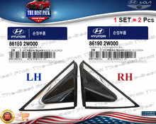 Load image into Gallery viewer, ⭐GENUINE⭐ FENDER PILLAR MOLDING LEFT + RIGHT 2PCS for 2013-2019 HYUNDAI SANTA FE