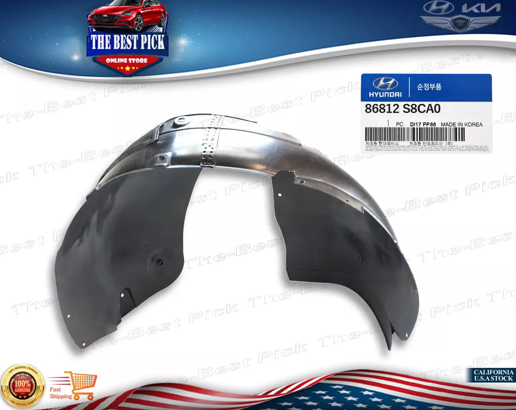 ⭐GENUINE⭐Hyundai Palisade 2023-24 FRONT Fender Liner Right PASSENGER 86812S8CA0