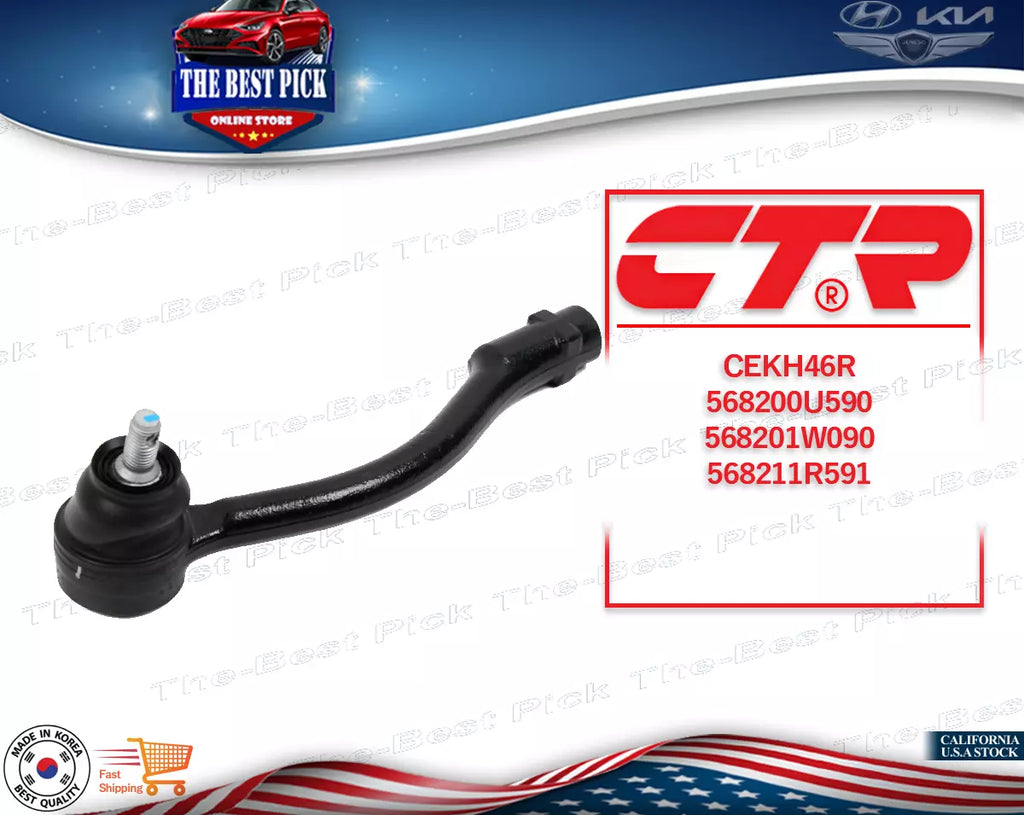 ✅ Outer Tie Rod End Right for 2012-2014 Hyundai Accent 1.6L ✅568200U590✅