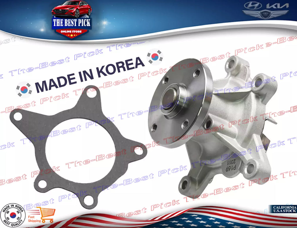 water Pump FOR ALL 1.6 Elantra Optima Sonata Tucson Veloster FORT 251002B700