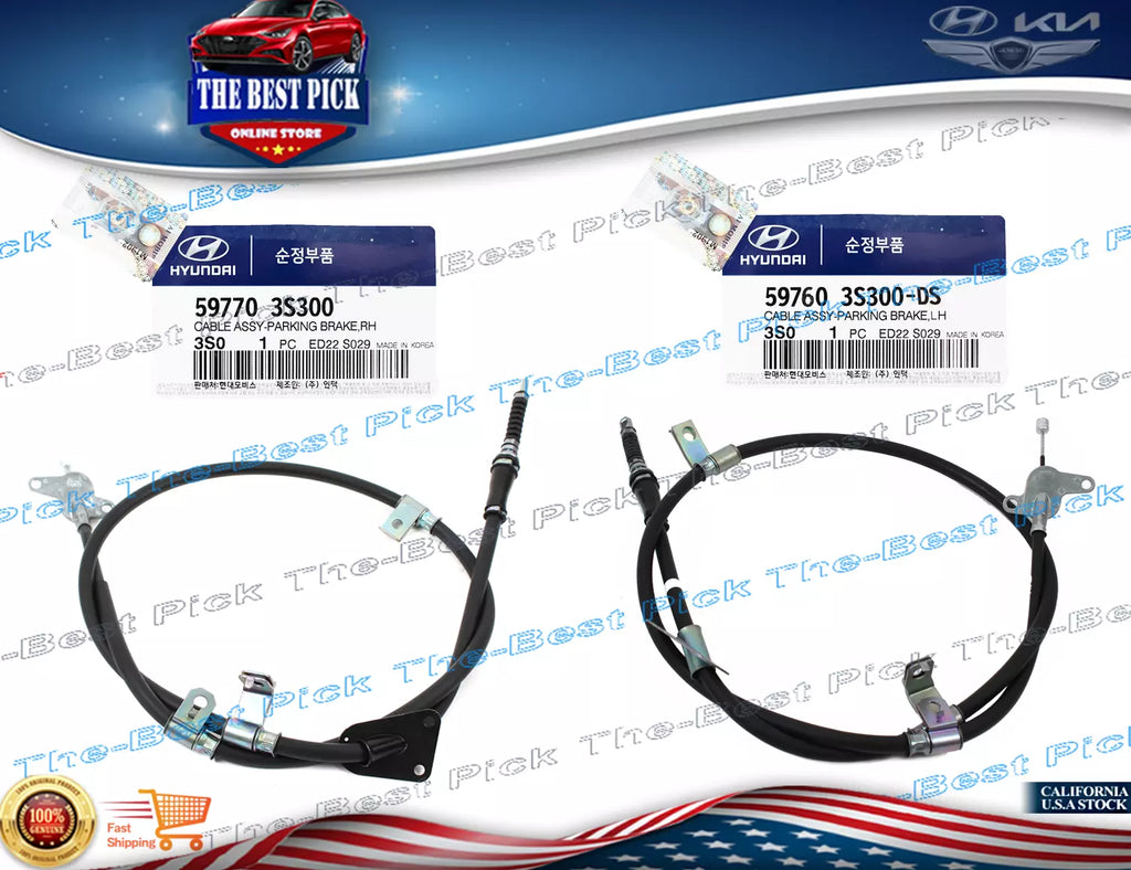 ⭐GENUINE⭐ Rear Parking Brake Cable Left + Right (Set 2 pcs) SONATA OPTIMA 11-14