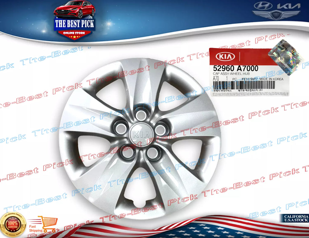 ⭐GENUINE⭐ Wheel Cover Hub Cap New Kia 2014-15-16-17-18 Kia Forte 15" 52960A7000