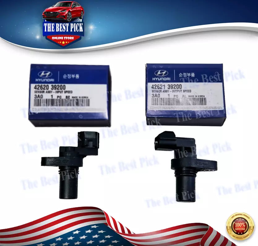 ⭐GENUINE⭐ Input & Output Speed Sensor SET= 2PCS for 05-12 Hyundai Kia 4262039200