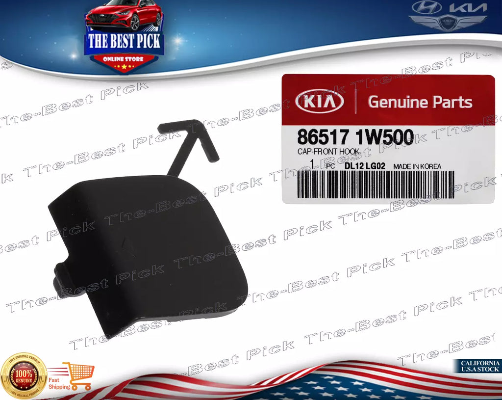 ⭐GENUINE⭐Front Bumper-Tow Hook Eye Cap Cover 865171W500 Kia Rio Sedan 2016-2017