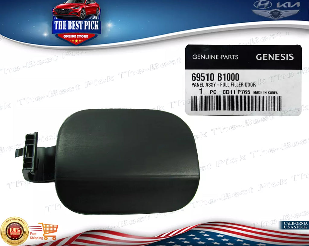 ⭐GENUINE⭐ Fuel Door Panel Gas Cap For GENESIS SEDAN G80 2015-2020 69510B1000