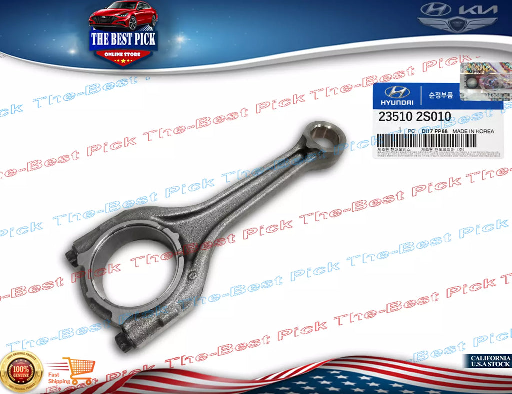 ⭐GENUINE⭐2.5L Engine Connecting Rod Sonata Santa Fe Sorento 2021-2023 235102S010