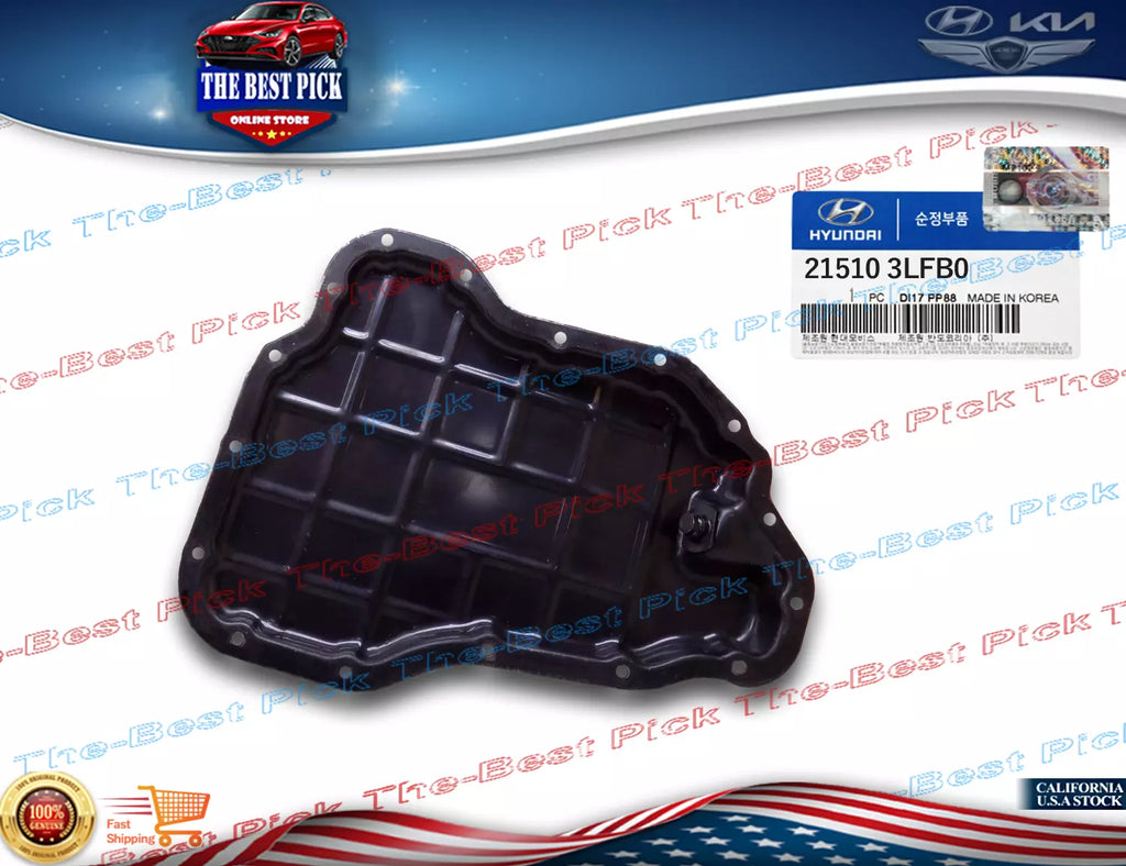 ⭐GENUINE⭐ 3.3L 3.8L Engine Oil Pan Palisade Telluride 2019-2024 215103LFB0