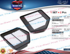 ⭐GENUINE⭐ Air Cleaner Filters LH & RH for 15-22 G80 G90 Genesis K900 28127B1000