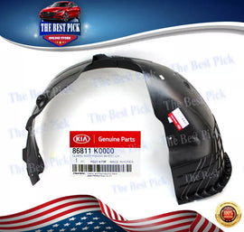 GENUINE FRONT Fender Liner Left DRIVER fits Kia SOUL 2020-2022 86811K0000