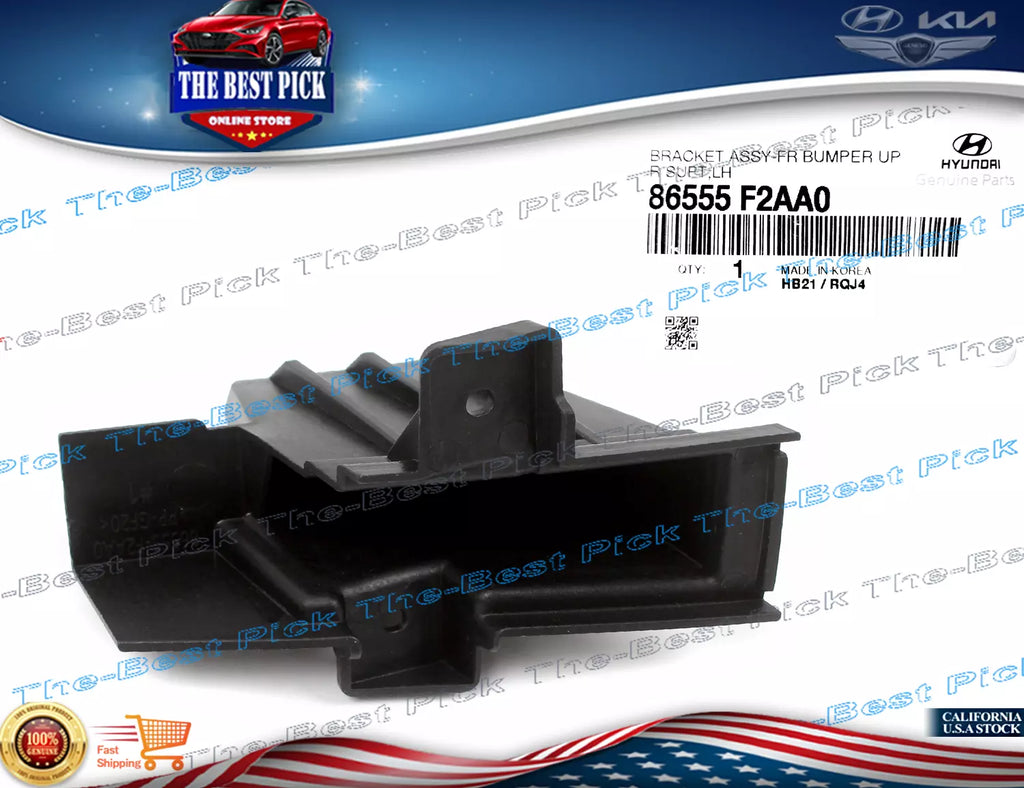 ⭐GENUINE⭐ Front Bumper Upper Bracket LEFT for 19-20 Hyundai Elantra 86555F2AA0