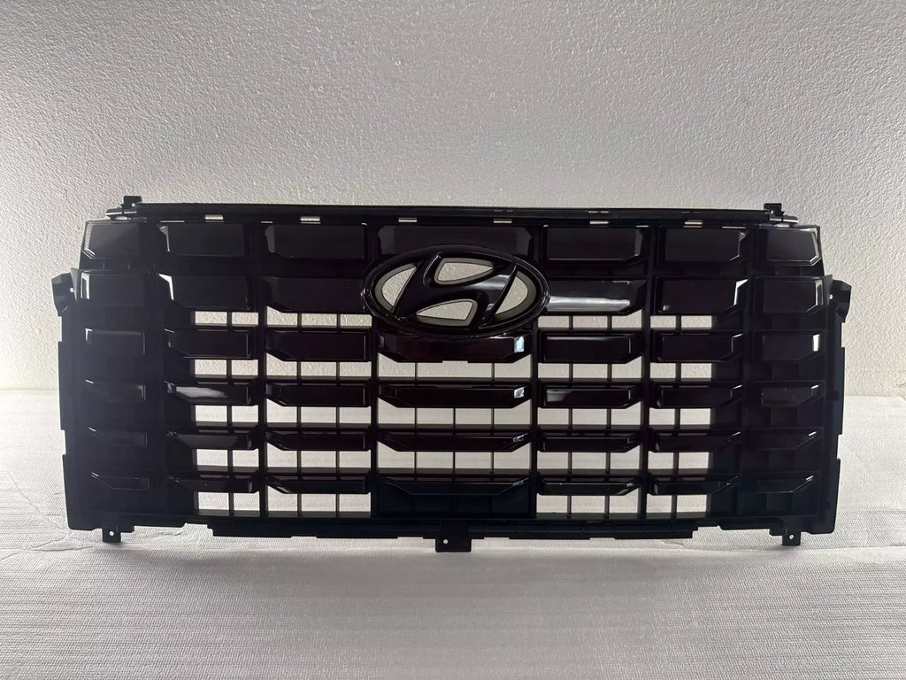 CENTER GRILLE W/ Emblem 23-24 Hyundai Palisade Black Gloss Grille OEM 863B5S8CB0