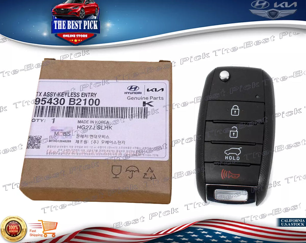 ⭐GENUINE⭐ FOB Smart Key Remote ( Remote Only ) for 2014-2019 Kia Soul 95430B2100