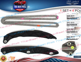 ⭐GENUINE⭐ Timing Chain Kit for 11-21 Sonata Optima Sorento Sportage 2.0L 2.4L