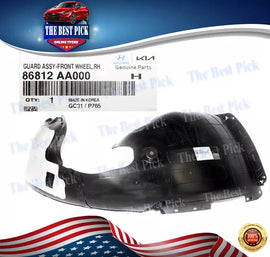 ⭐GENUINE⭐ Fender Liner Front RIGHT Passenger Side ELANTRA sedan 21-22 86812AA000