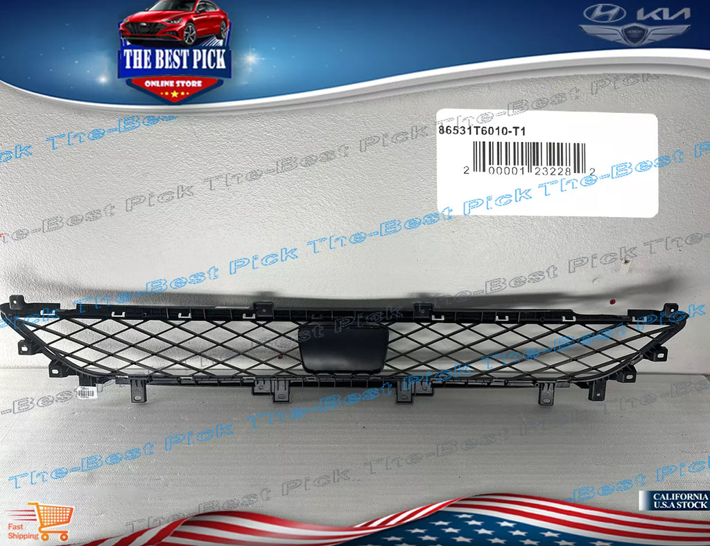 2020-2022 Genesis GV80 W / RADAR ⭐GENUINE⭐ Front Bumper Lower Grille 86531T6010