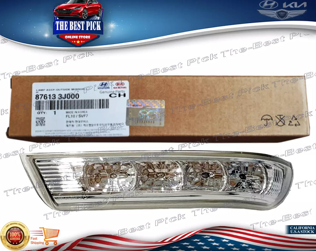 ⭐GENUINE⭐ Outside Mirror Signal Lamp LEFT VERACRUZ SANTA FE 2007-2012 876133J000