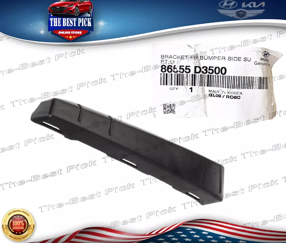 ⭐GENUINE⭐ FRONT Bumper Bracket LEFT For 2019-2021 Hyundai Tucson 86555D3500