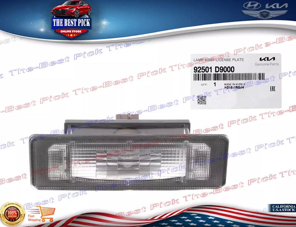 ⭐GENUINE⭐ REAR License Plate Lamp 1PC For 20-22 Soul 17-21